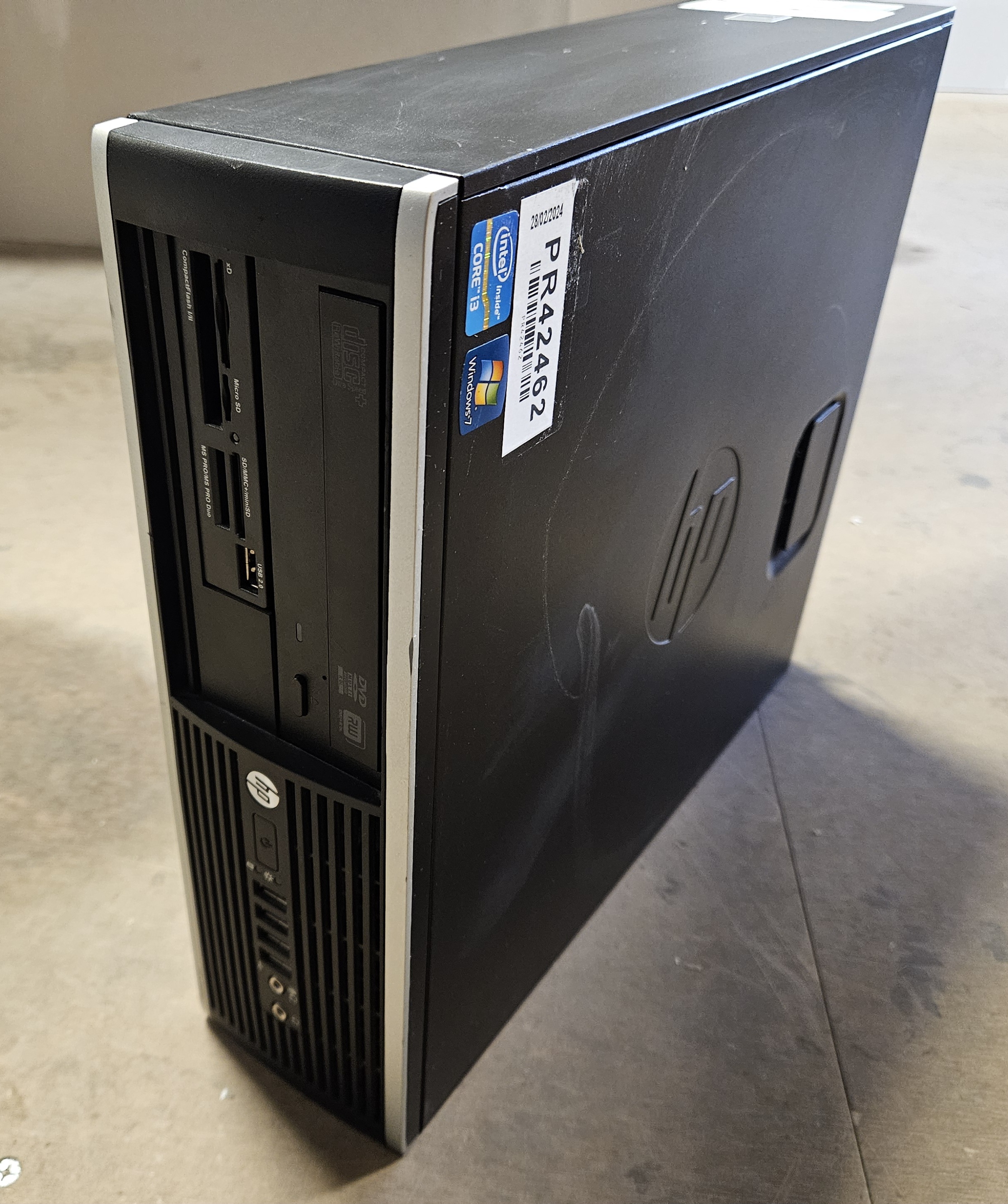 HP Compaq 6200 Pro SFF 500GB 2GB i3-2120 Win7Pro PC ( XY259ET#ABE