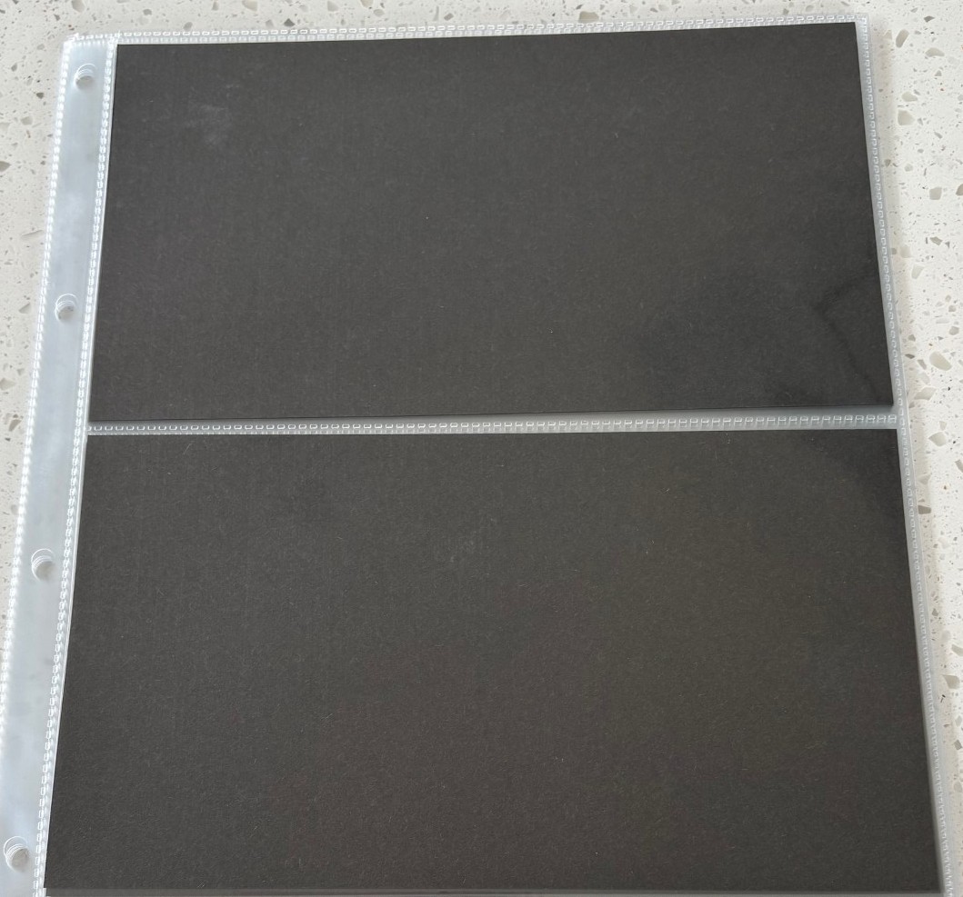 Kestrel First Day Cover Pages FDC 10 pages With Margin Single Double Pocket