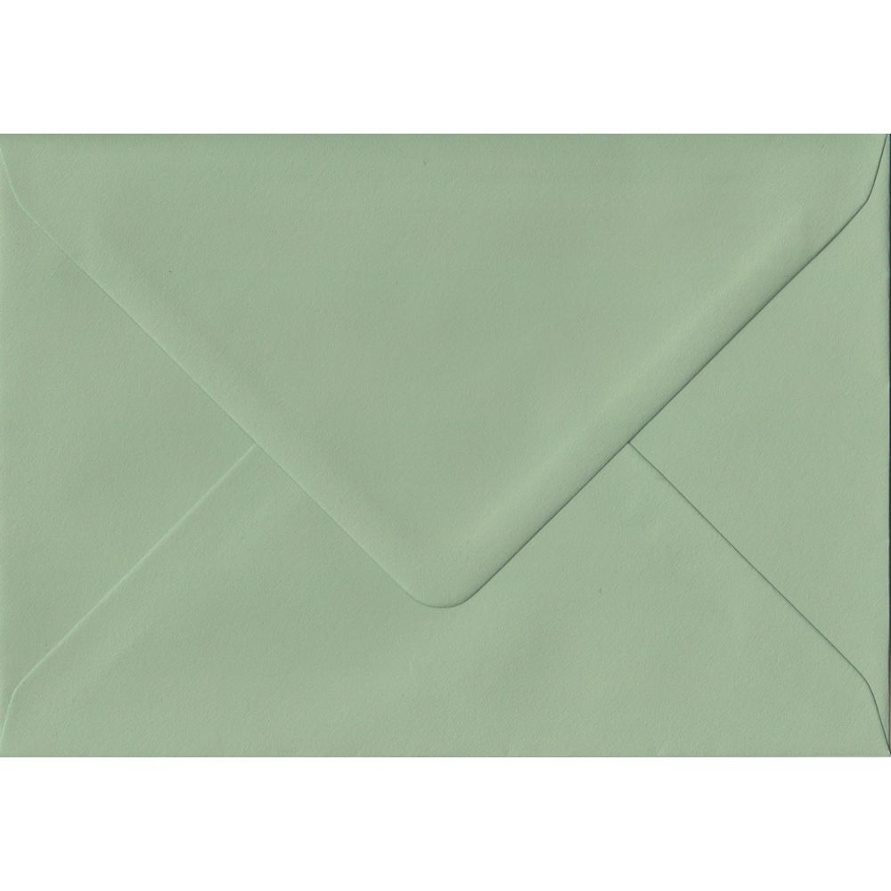 Heritage Green 100gsm Colour Envelope. C6 - 114mm x 162mm. Gummed Diamond Flap. 