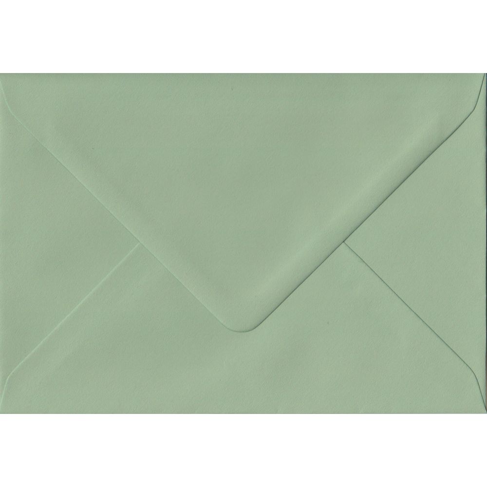 Heritage Green 100gsm Colour Envelope. G5 - 133mm x 184mm. Gummed Diamond Flap. 