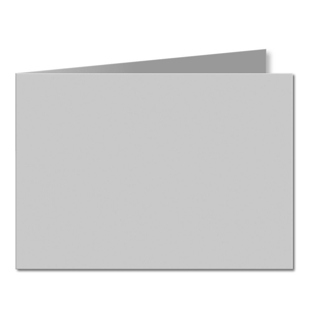 105mm x 296mm. A6 (kurze Kante). 280 g/m² Faltkarte blanko. Mehrere Farben. - Bild 7 von 10
