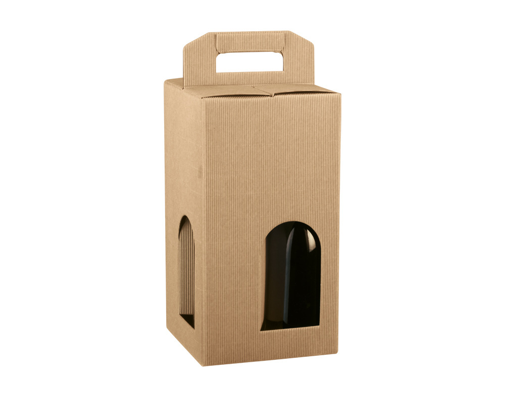 Wine Bottle Gift Boxes | Choose 1 to 4 Bottles | Selection of Colours Recyclable