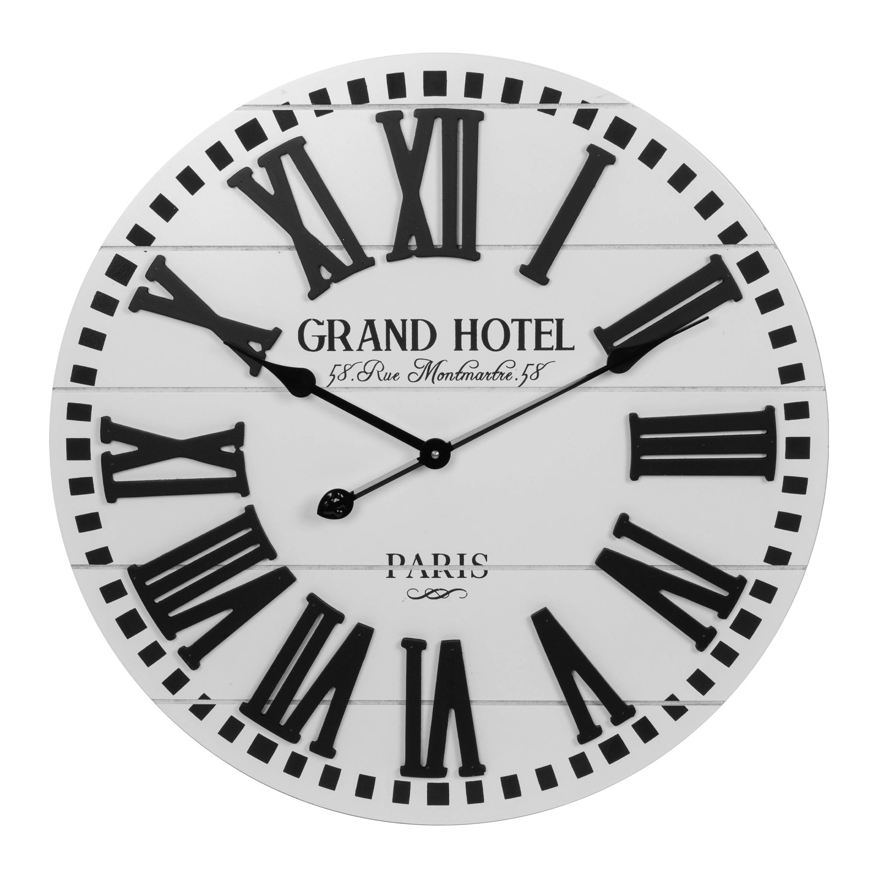 HOTEL NAPOLI デザイン 掛時計 ビンテージ 大型 オブジェ HOTEL NAPOLI