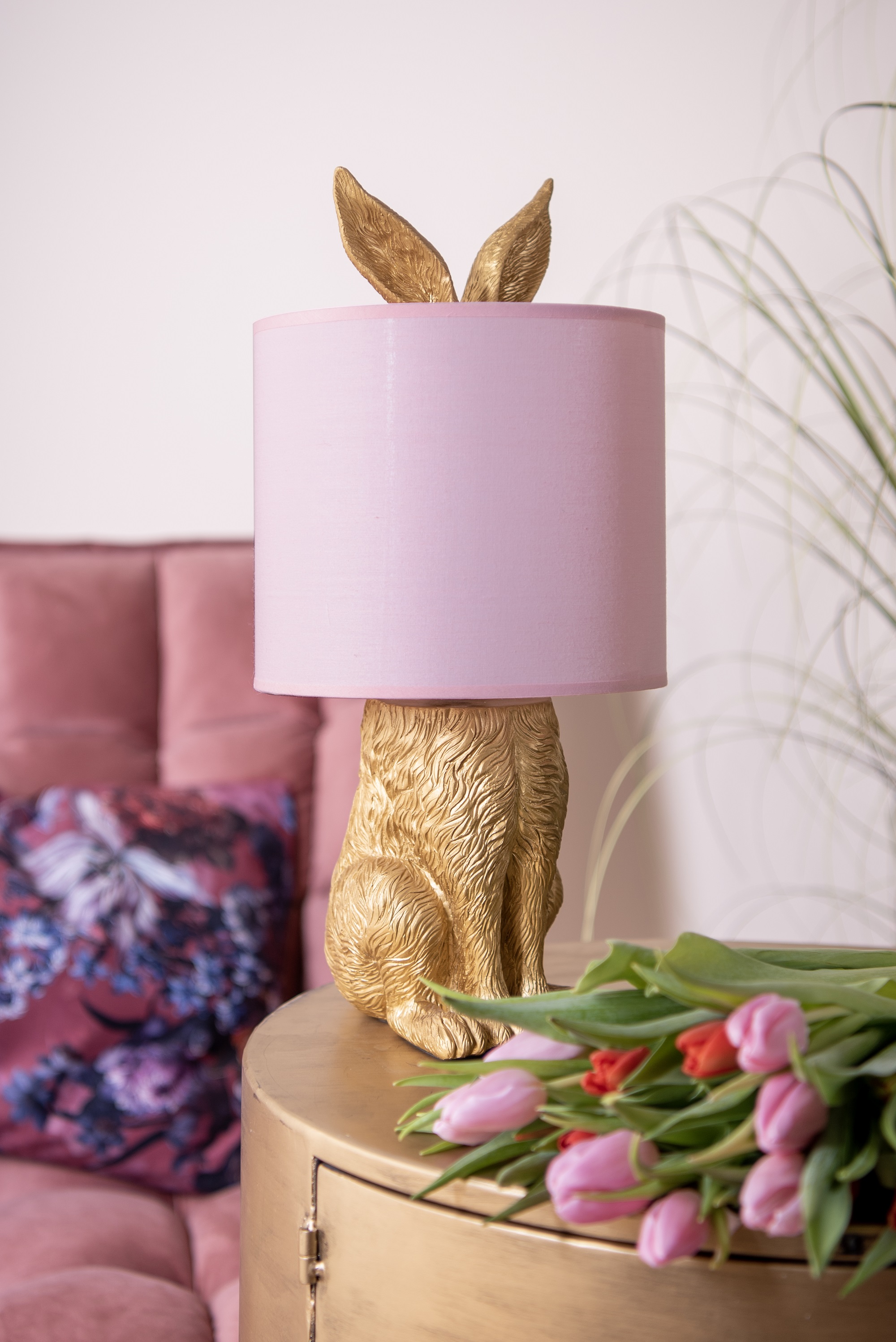 EEMKAY? Gorgeous And Stunning Hare Rabbit Licking Paw Antique Brass Design Table Lamp Home Decor M 21~p150505304 - View #10