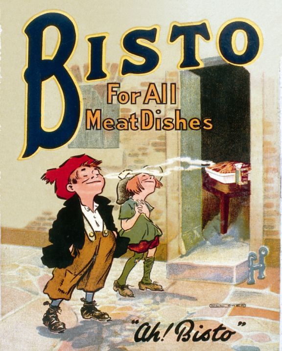 Bisto Children Gravy Advert Vintage Look Retro Style Metal Sign Cafe Kitchen