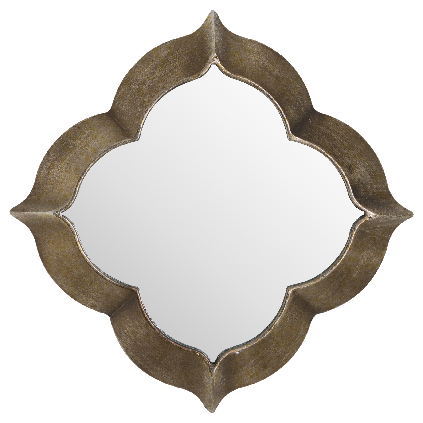 Moroccan Style Bronze Gold Metal Wall Mirror Glass Art Ebay