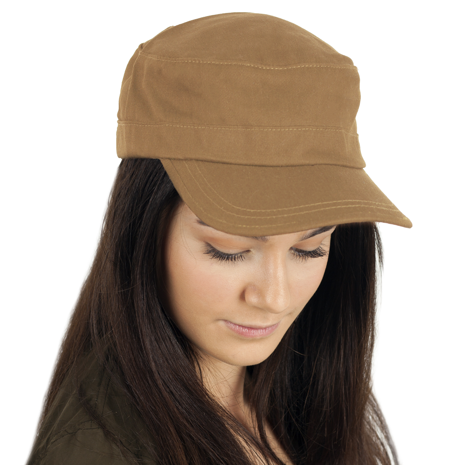 MILITARY ARMY CAP PLAIN COTTON CADET COMBAT HAT ADJUSTABLE UNISEX eBay