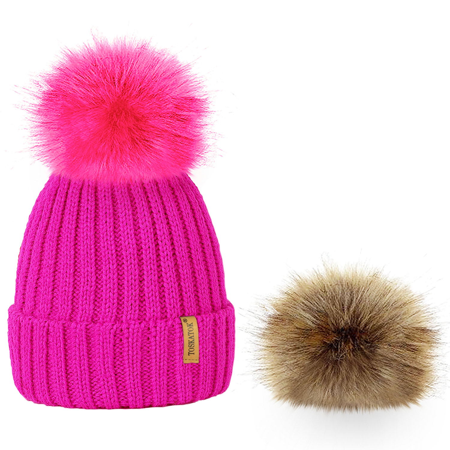 ladies pom pom hat