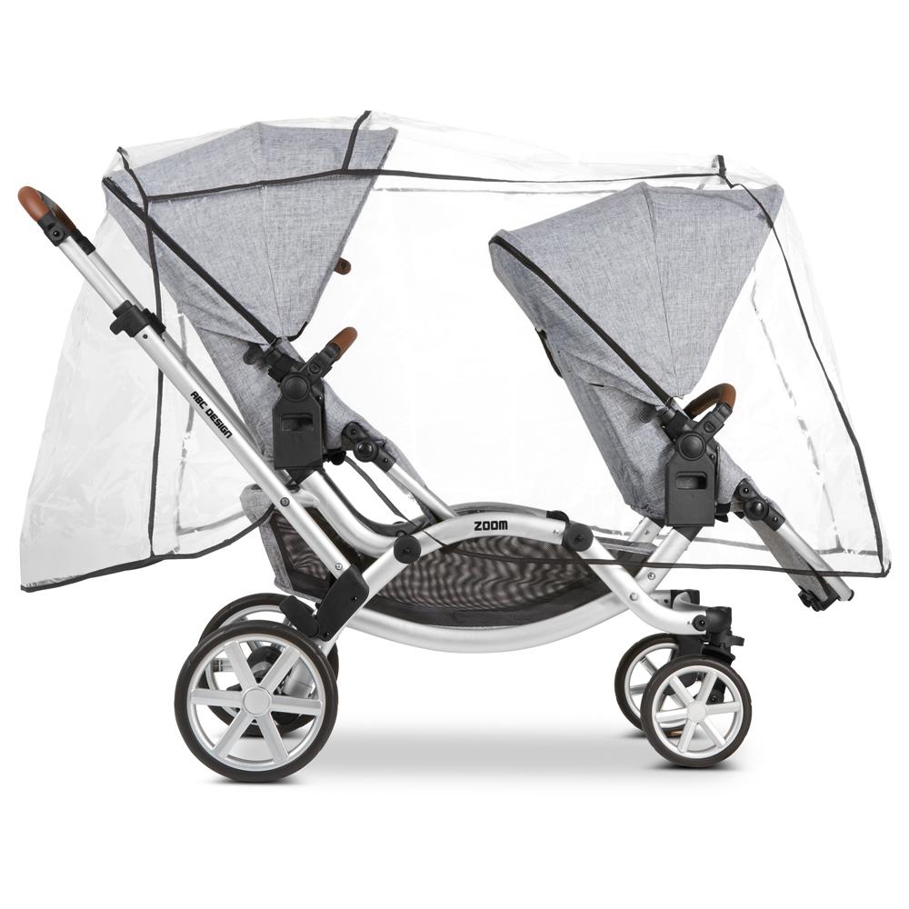 abc design zoom double stroller