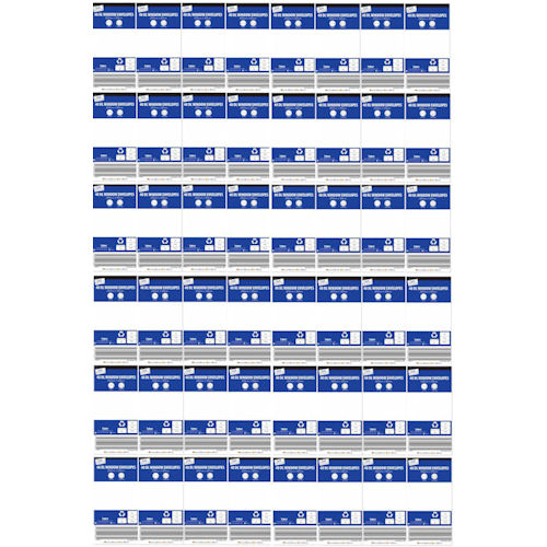 Bulk DL Weiß Fenster Auflösen & Versiegeln Umschläge - Budgetierung Büro Versand Zubehör - Bild 5 von 5