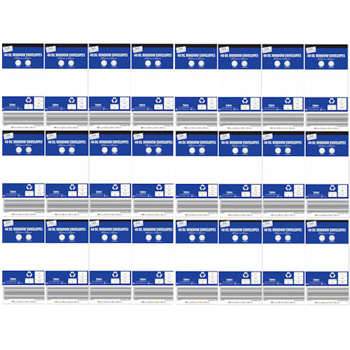 Bulk DL Weiß Fenster Auflösen & Versiegeln Umschläge - Budgetierung Büro Versand Zubehör - Bild 4 von 5