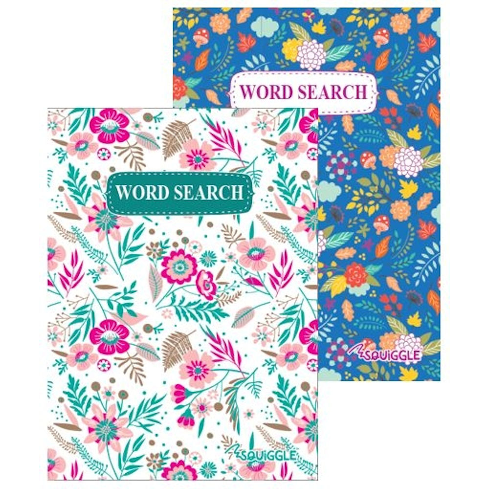 Floral Wordsearch - A5 Word Search Puzzle Book Books Trivia Adults Single Book - 1