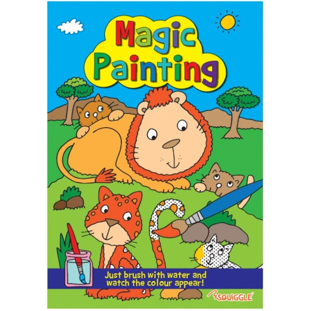 Magic Painting Book A4 Kids Colouring Art Children No Mess Just Use