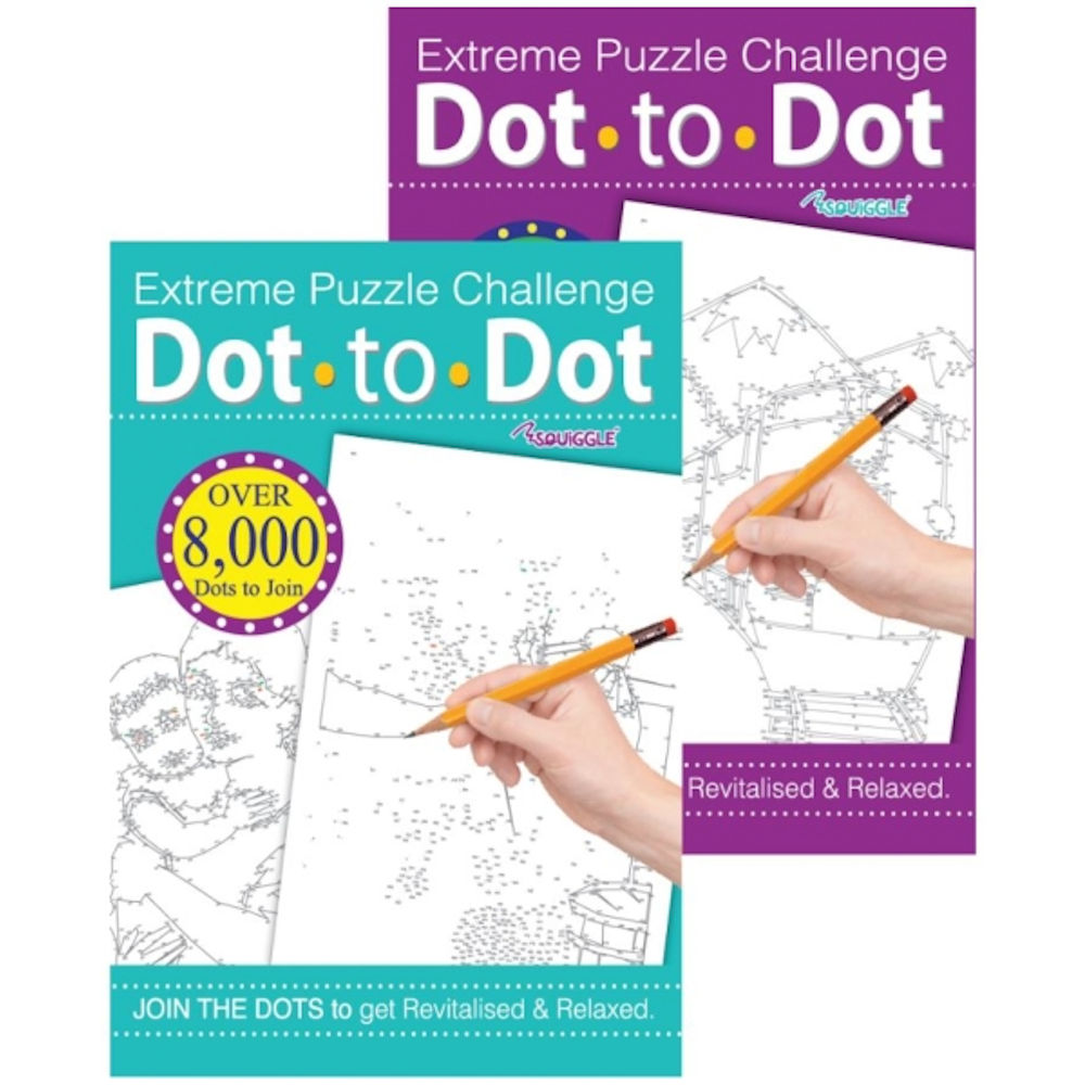 Extreme Dot-to-Dot - Puzzle Book Anti Stress Relax Adults Activity Single Book - 1