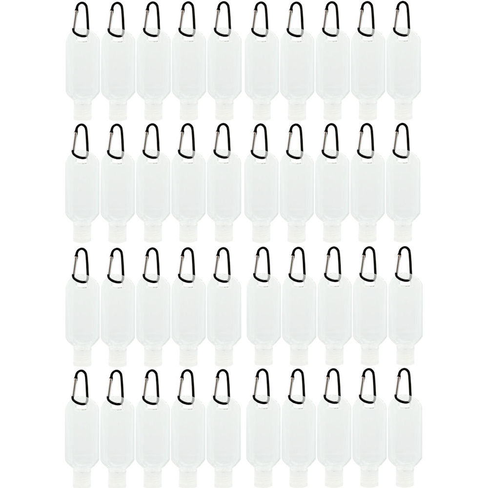 Contenedores de viaje con ganchos negros - paquete de 50 ml plástico vacío gel de lavado a mano - Imagen 6 de 6