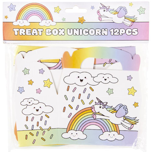 12 Pack Treat Size Party Boxes | Compact 12cm x 12.5cm | Perfect for Cupcakes - Picture 16 of 53