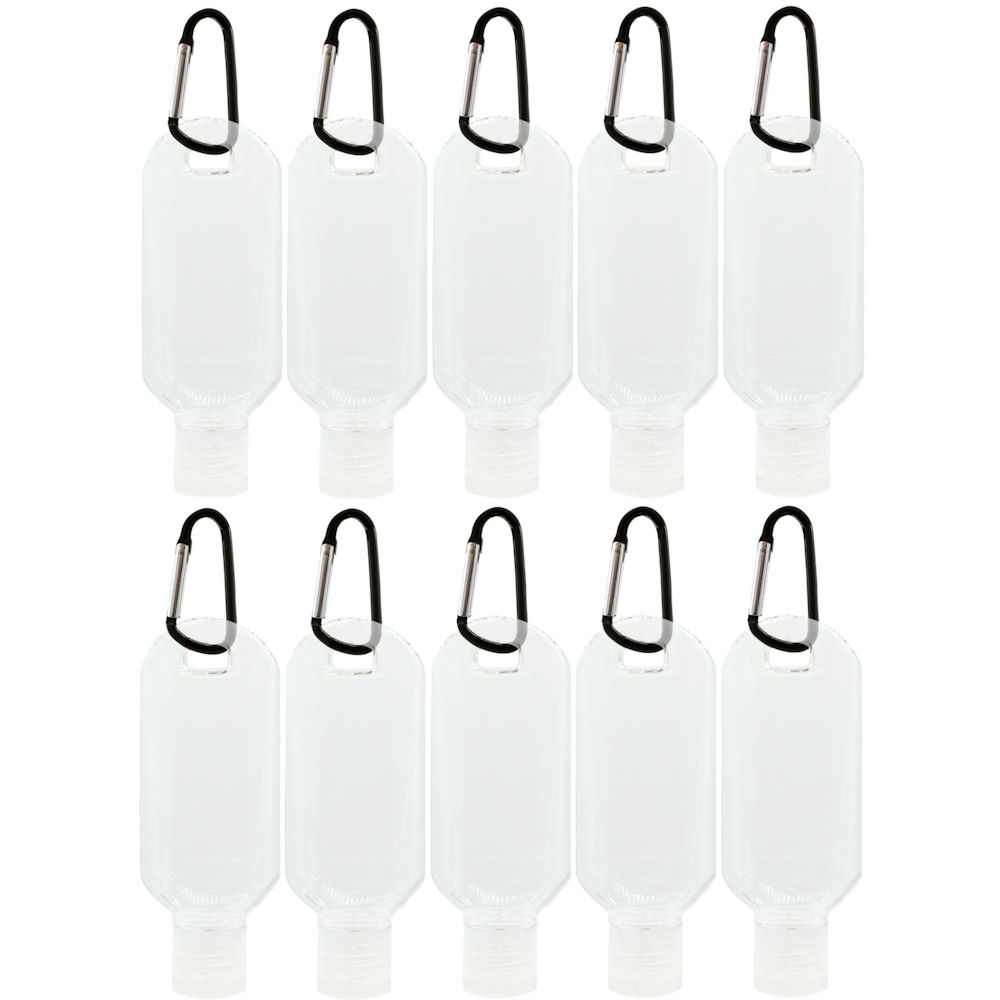 Contenedores de viaje con ganchos negros - paquete de 50 ml plástico vacío gel de lavado a mano - Imagen 3 de 6