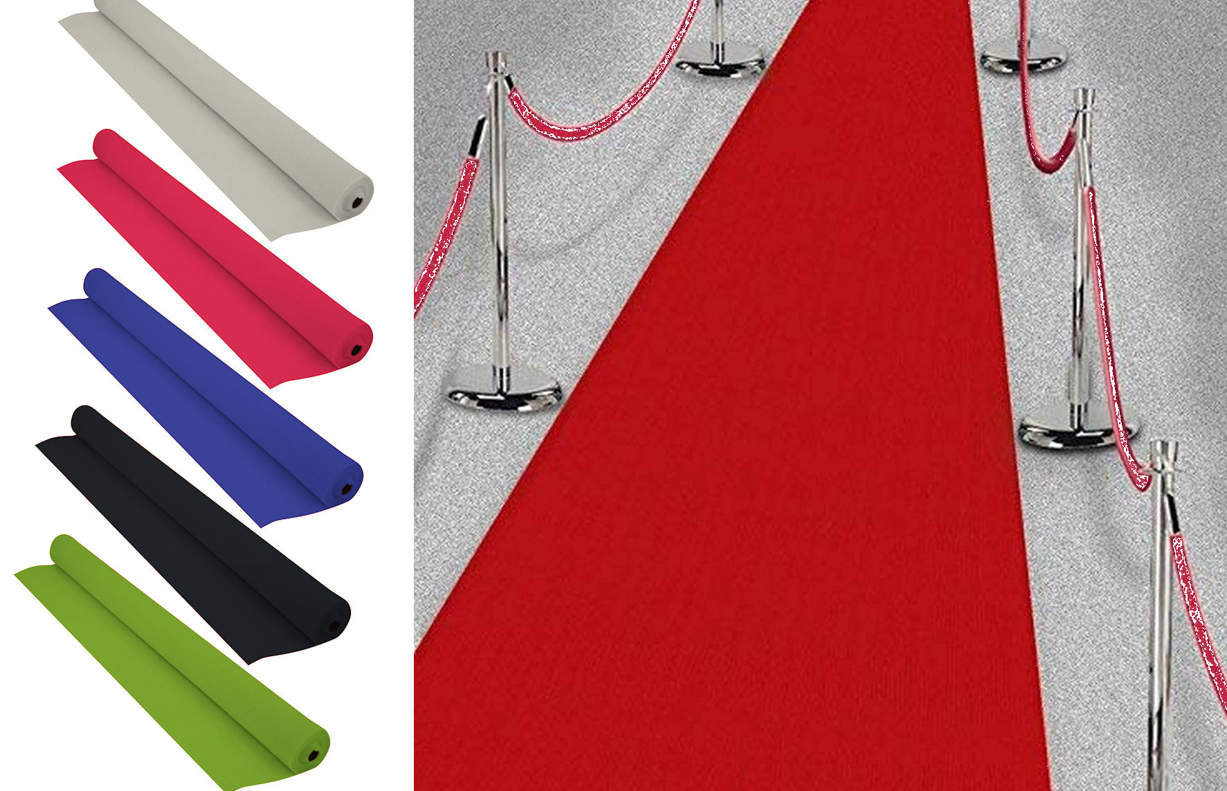 Hollywood Carpet Runner | 6 Colour Option | Perfect for Parties & Birthday Decor - 1