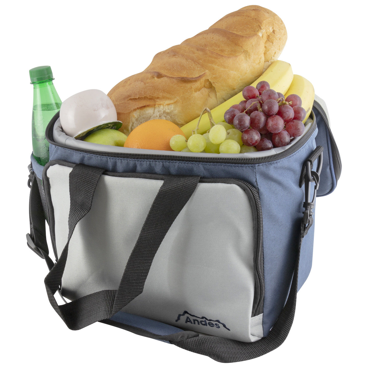 Andes 15L Deluxe Insulated Thermal Camping/Picnic Cooler Cool Bag Lunch