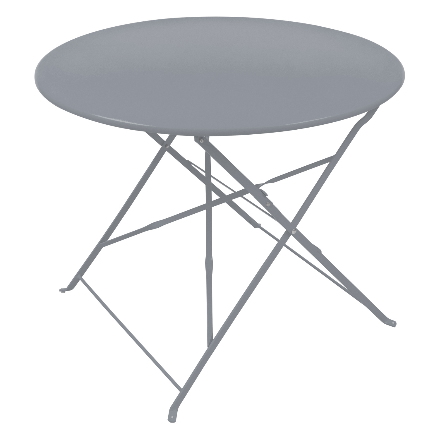 Woodside Folding Outdoor Bistro Metal Dining Set, Foldable Garden Table