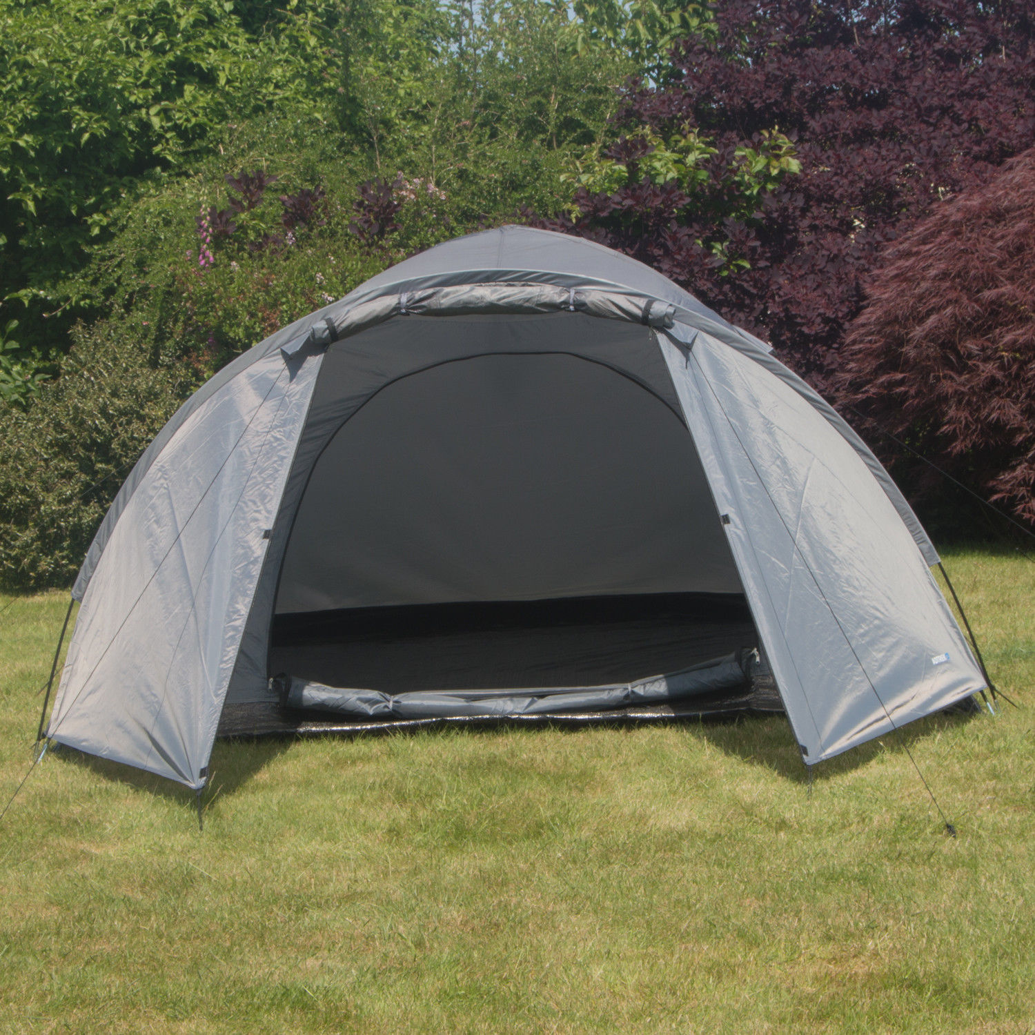 adtrek double skin dome 4 man berth camping festival family tent