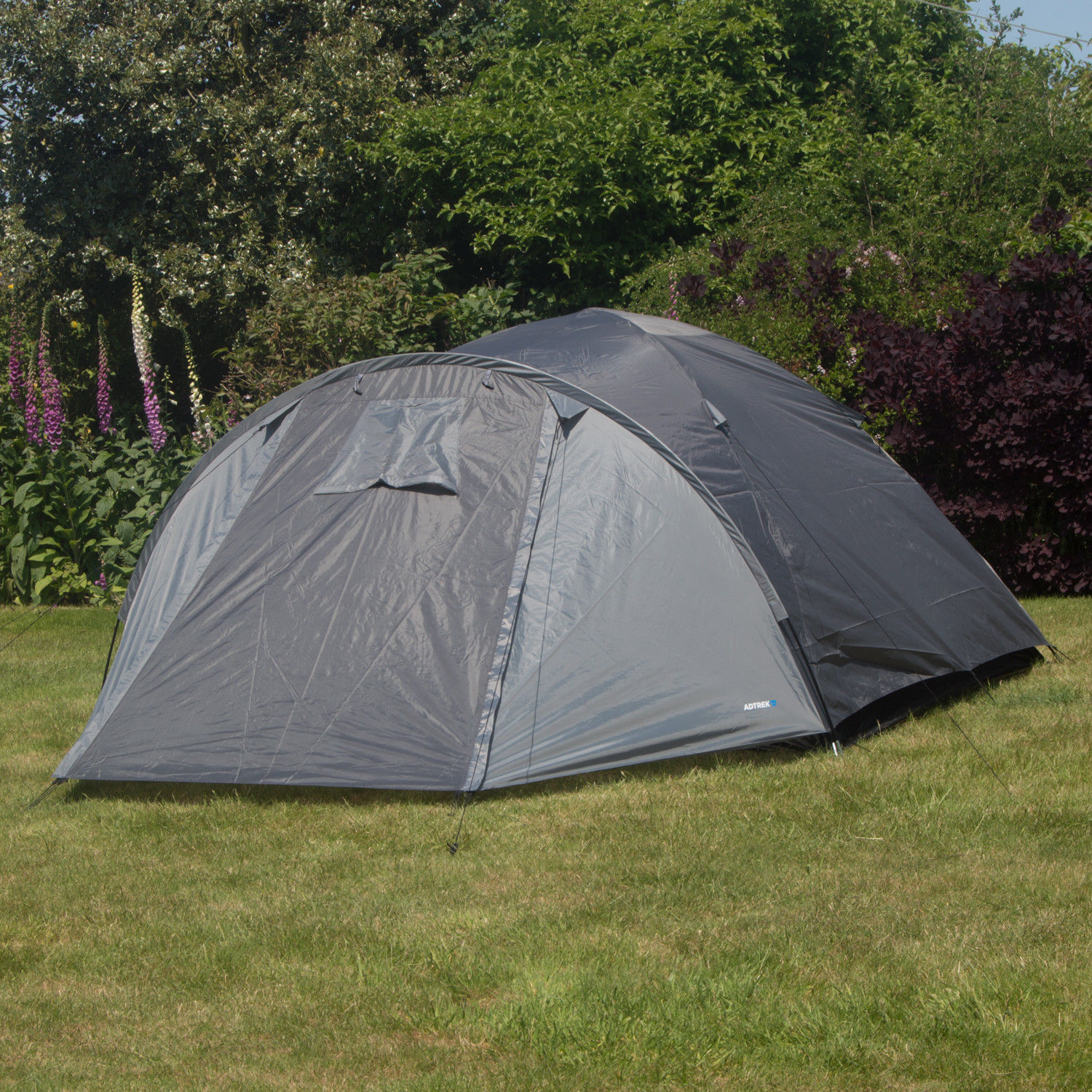 Adtrek Double Skin Dome 4 Man Berth Camping Festival Family Tent | eBay