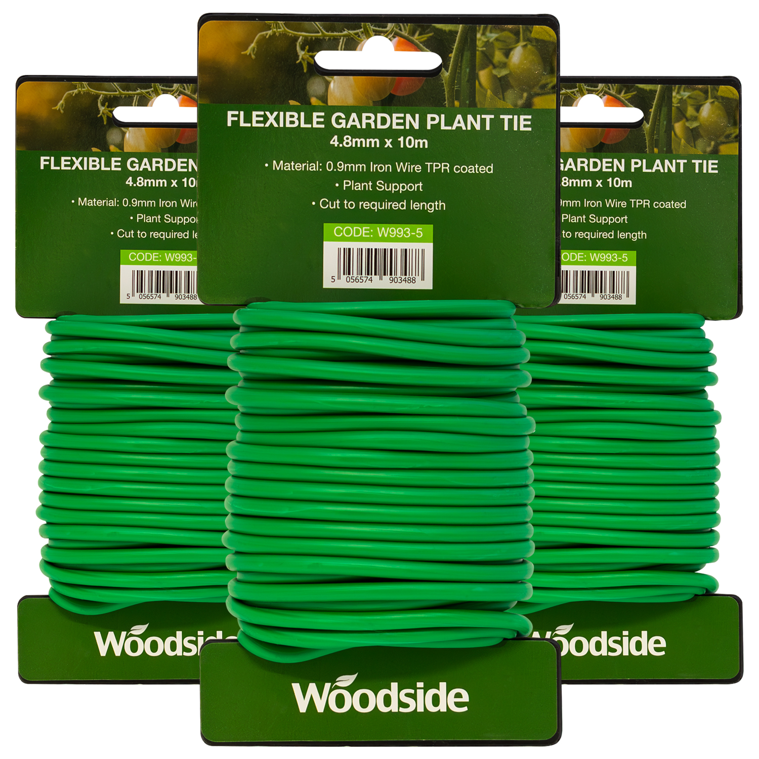 Woodside Flexible Garden Plant Twist Tie, PVC Coated Craft Iron Wire – 3 Pack - Picture 10 of 11
