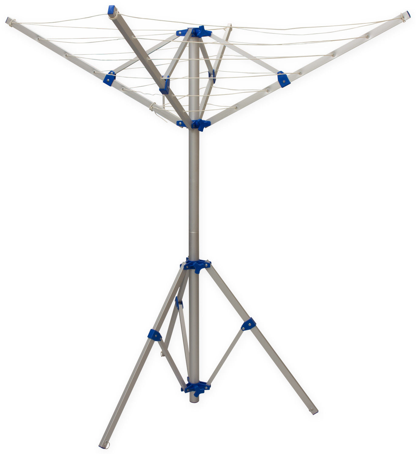 Andes 4 Arm Aluminium Rotary Camping Clothes Airer 16m Washing Line