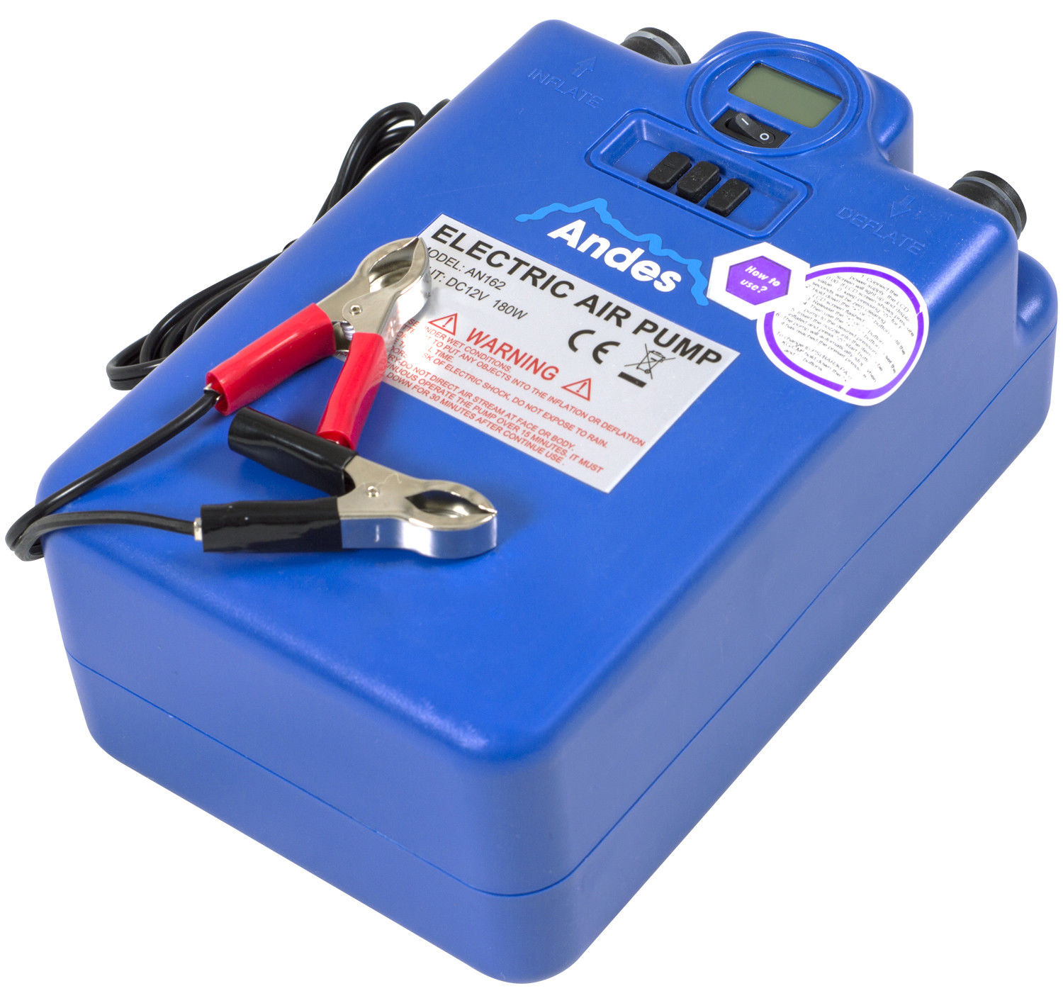 Andes 12V Two Stage High Pressure Air Tent/Awning Portable Camping Pump eBay