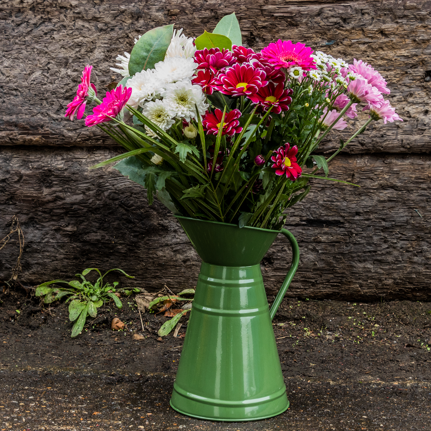 Woodside 3L/5 Pint Decorative Garden Watering Jug/Can Vintage Flower