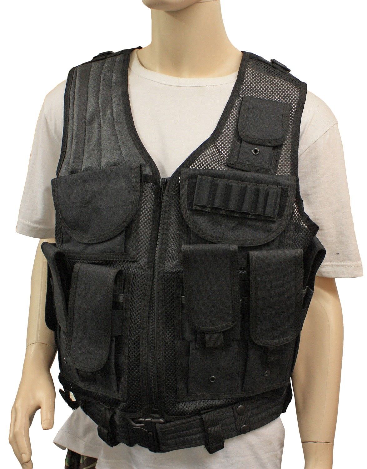 Nitehawk Black Heavy Duty Airsoft/Swat/Police Tactical Combat Assault ...