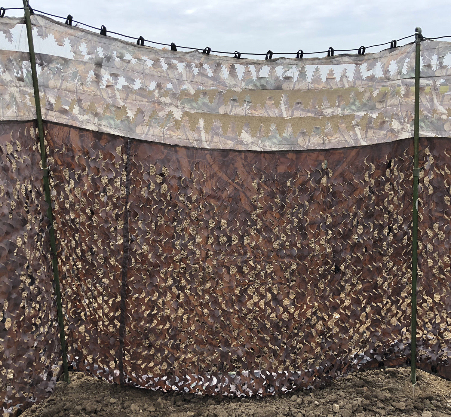 Nitehawk Camo Hunting/Shooting Blind Screen Net Hide With Clear View