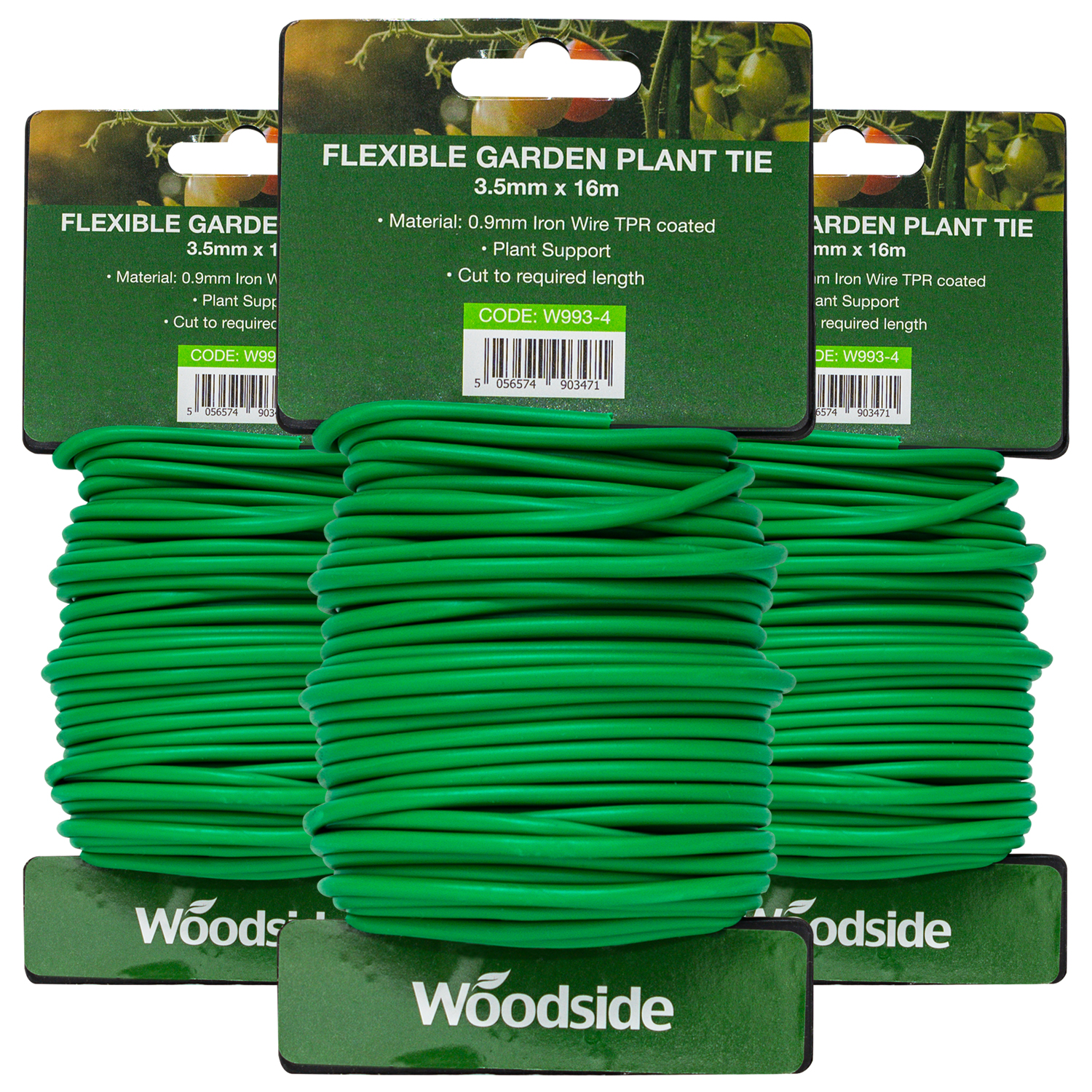 Woodside Flexible Garden Plant Twist Tie, PVC Coated Craft Iron Wire – 3 Pack - Picture 8 of 11