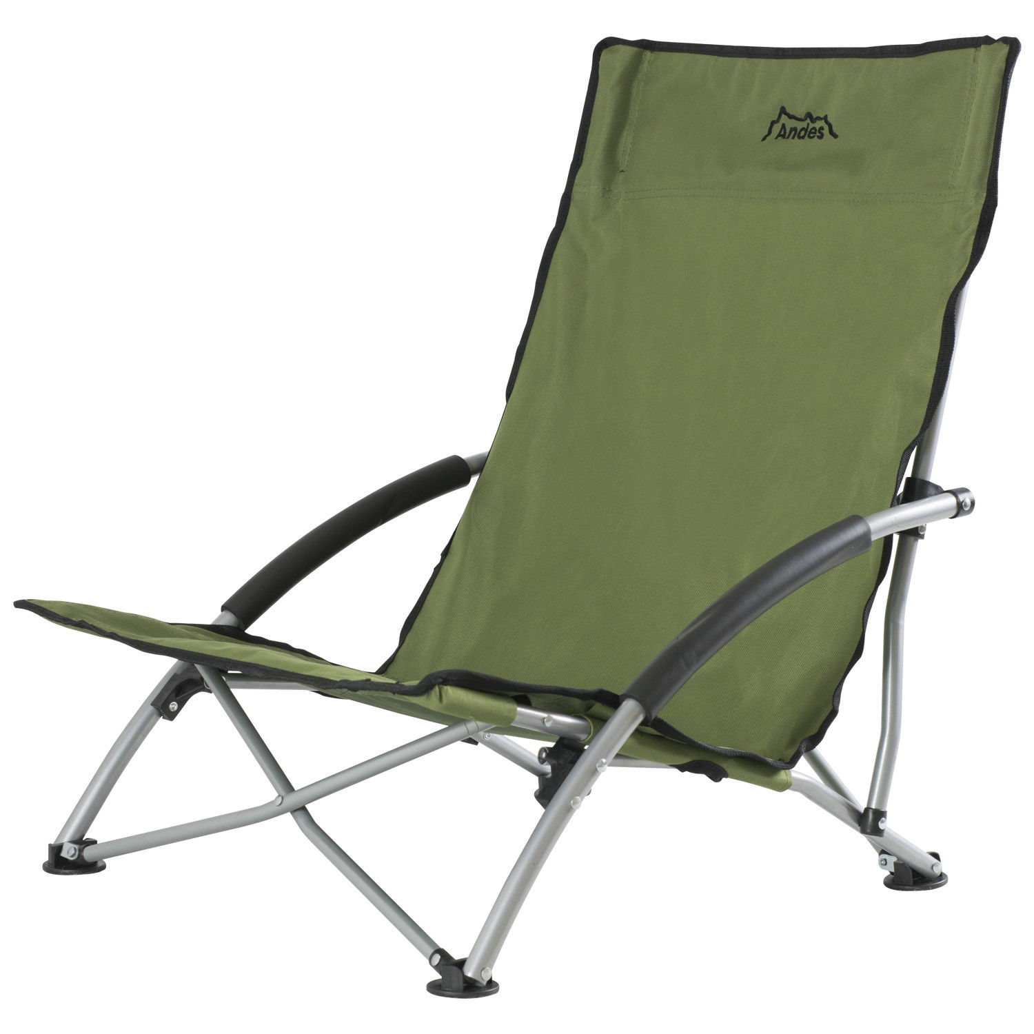 Andes Low Folding Beach/Fishing/Camping Deck Chair Outdoor Garden