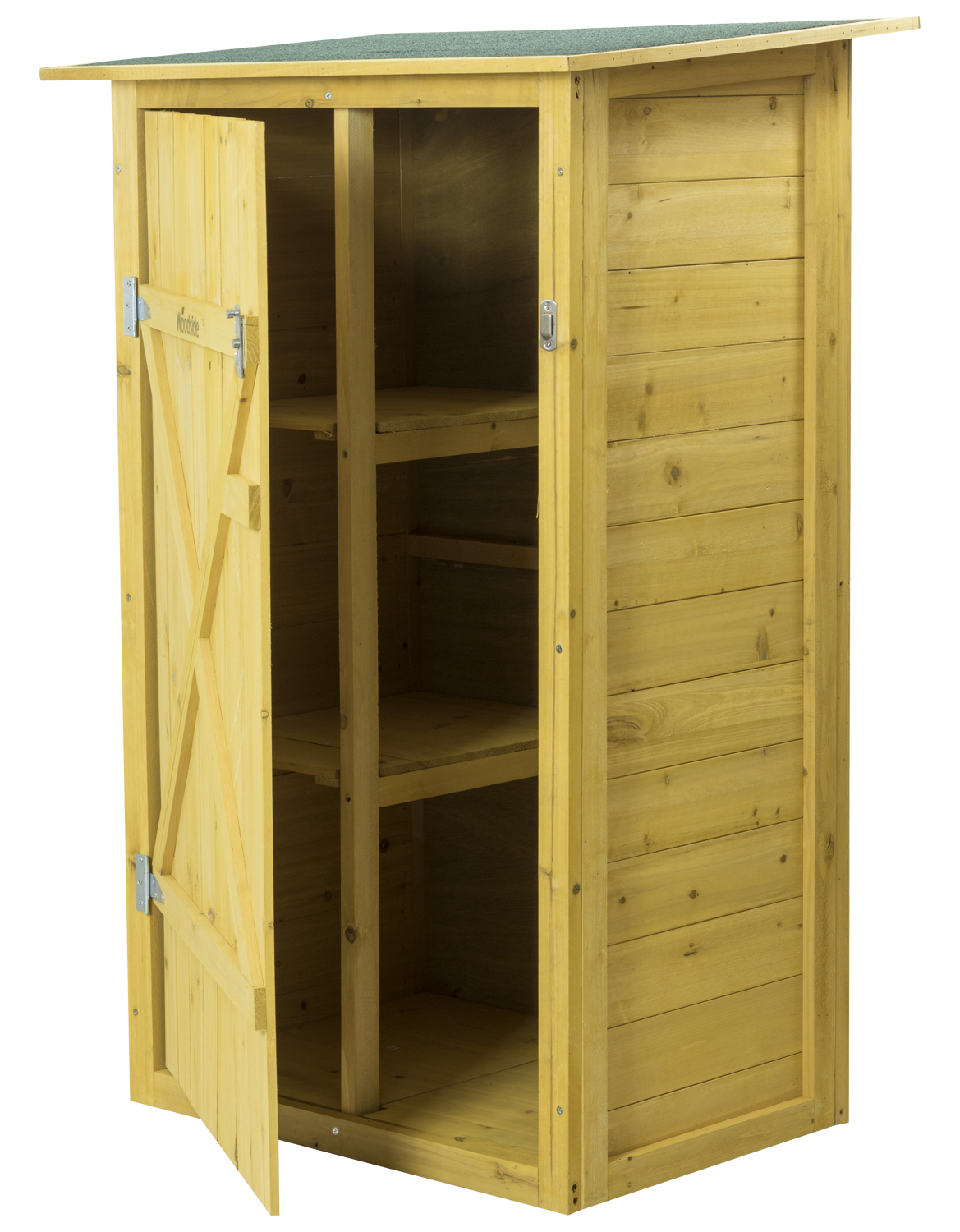 Woodside Wooden Garden Storage Cupboard Outdoor Tool Store Shed eBay