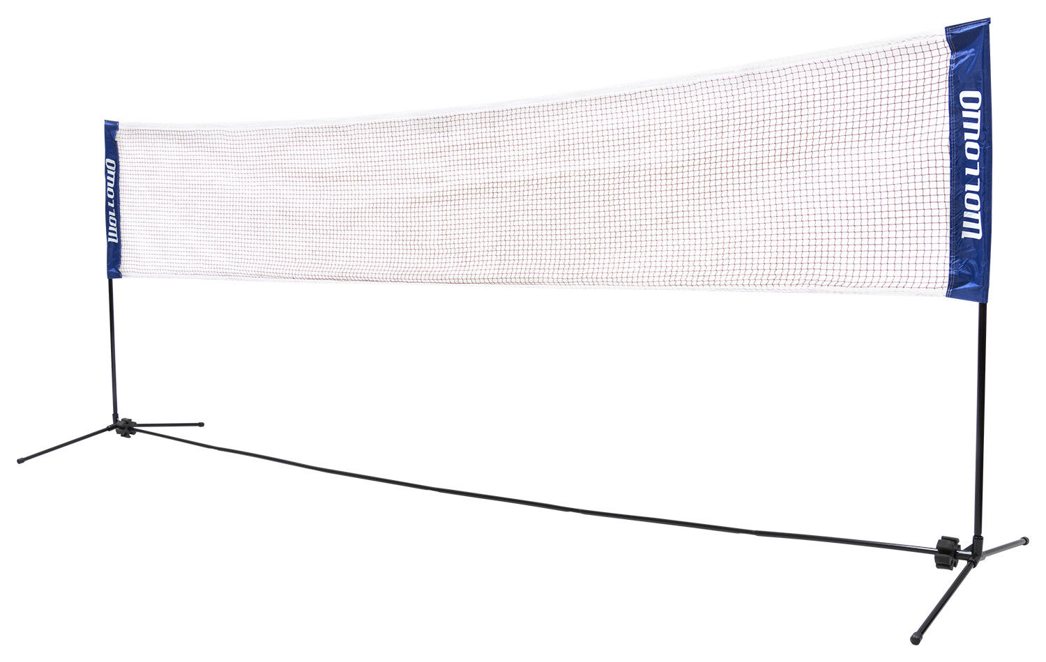 HOMCOM 4m Adjustable Foldable Portable Sports Net Set for Badminton Tennis Volleyball with Carry Bag Easy to Set Up
