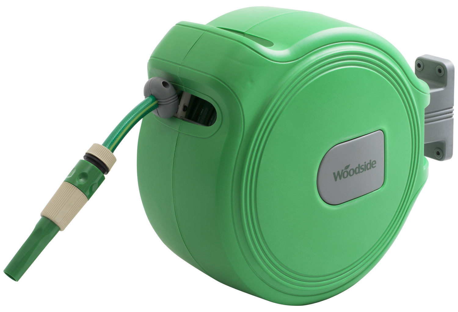 Woodside 20m Auto Rewind Retractable Wall Mounted Garden Hose Reel | eBay