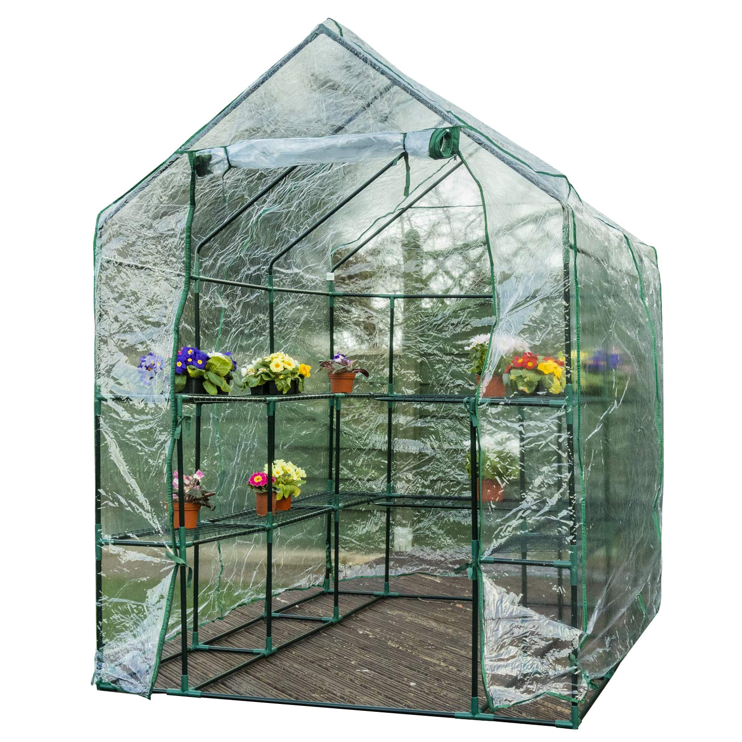 Woodside Outdoor Greenhouse//Growhouse Cold Frame Protective Replacement Cover