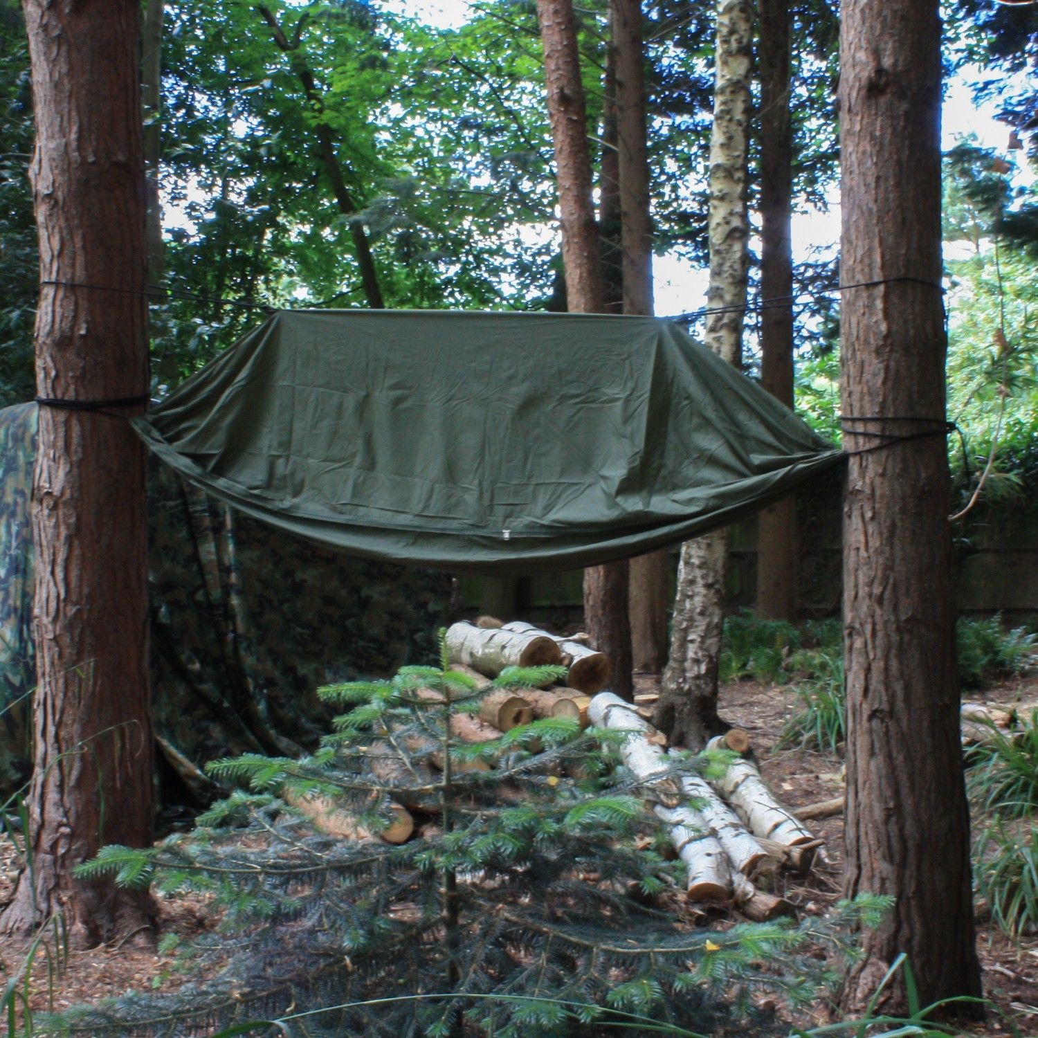 Andes Camping Jungle Hammock Hiking Military Survival Bushcraft Gear 5055864209866 | eBay