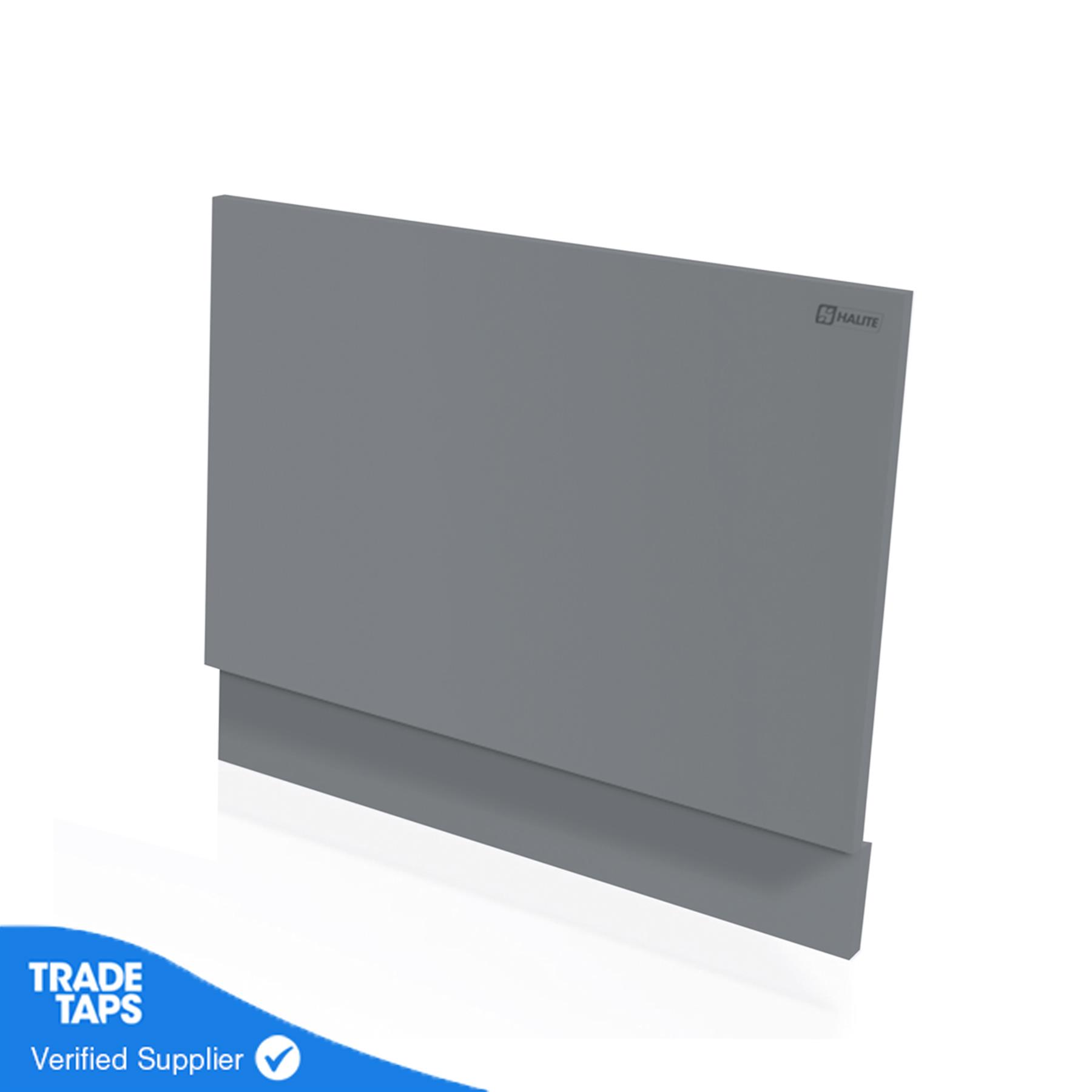 Halite Matt Grey Bath Panel Bathroom PVC Front Side End High Quality Many Sizes