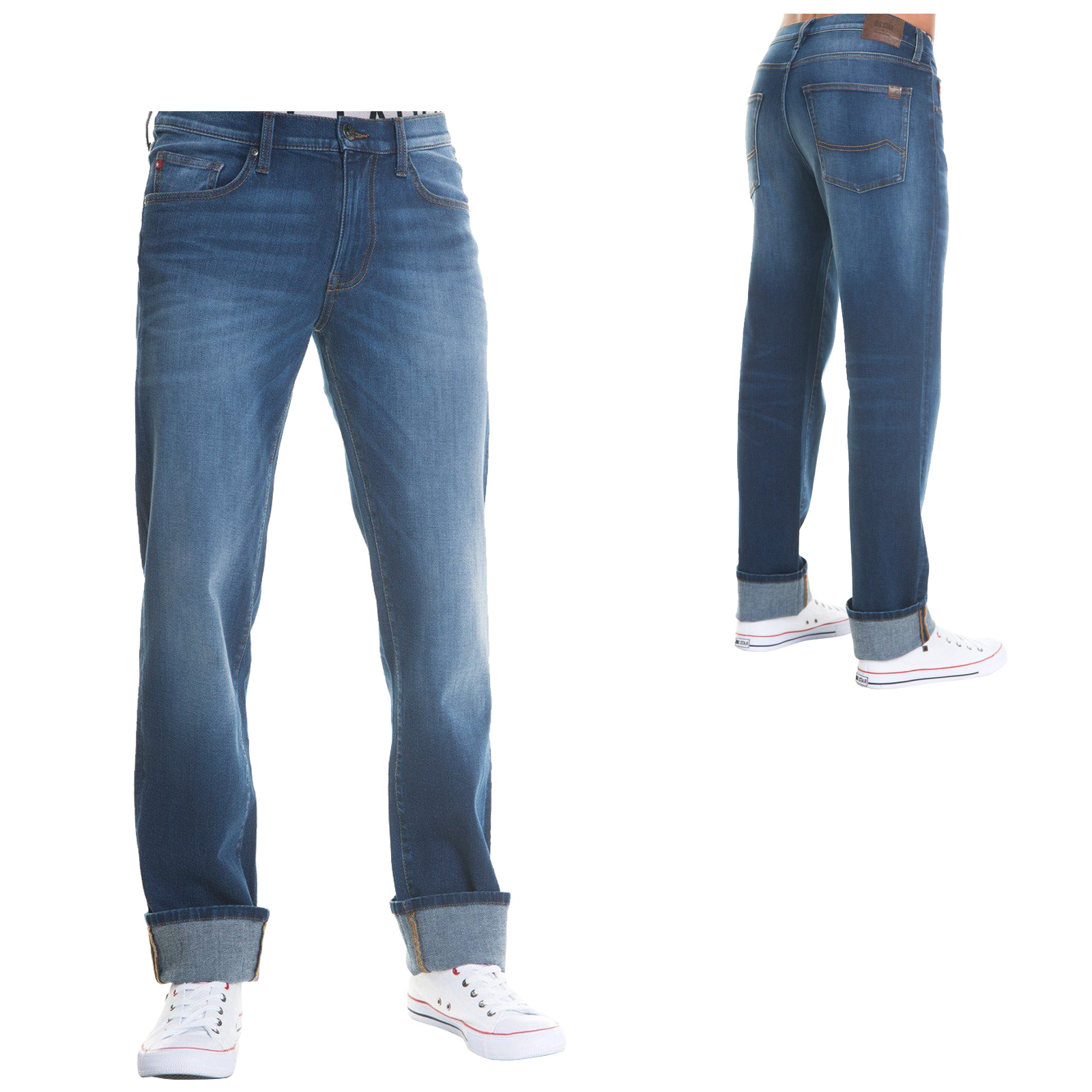 Big Star Herren Slim Fit Jeans Hose TERRY SLIM 110843226 