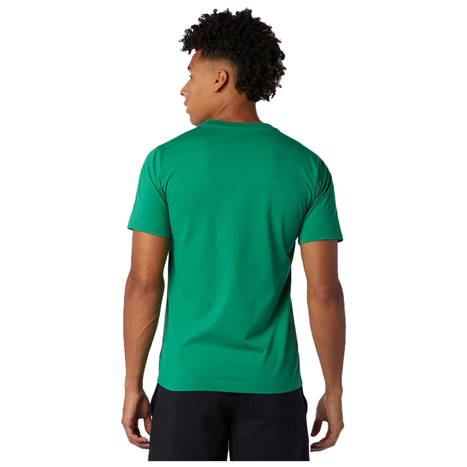 New Balance Mens Essentials Stacked Big Logo T-Shirt NB Sports Gym ...