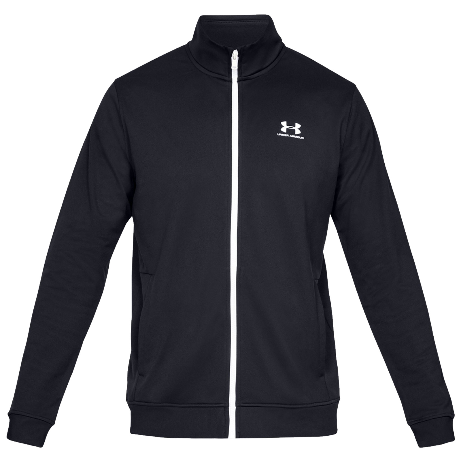 2020 Under Armour Mens Sportstyle Tricot Full Zip Track Running Sports ...