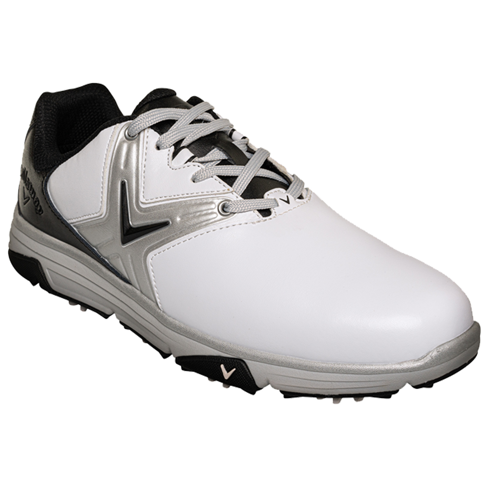 2021 Callaway Mens Chev Comfort Golf Shoes Spiked Leather Waterproof ...