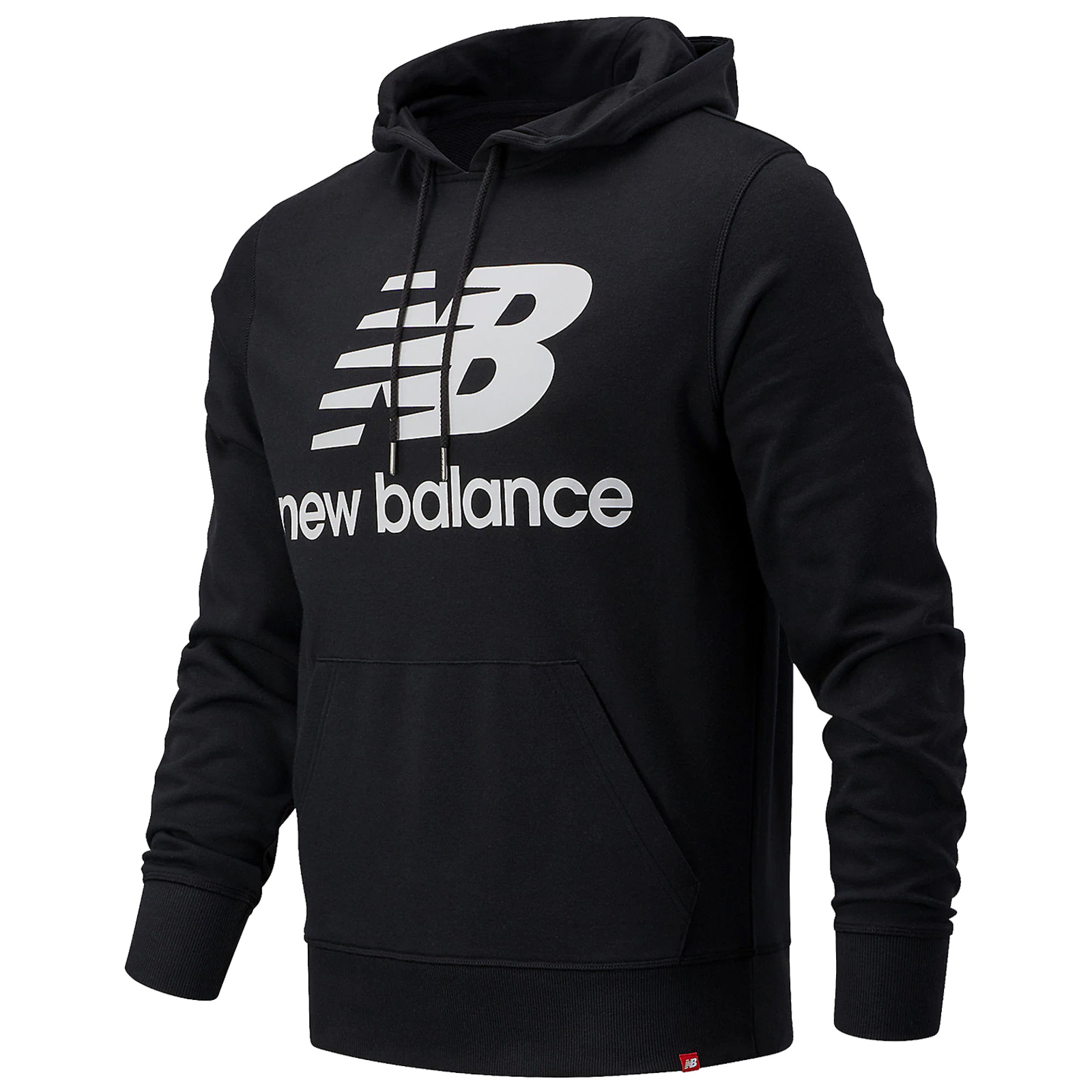 New Balance Mens Essentials Stacked Logo Pullover Hoodie NB Sweatshirt Gym Top | eBay