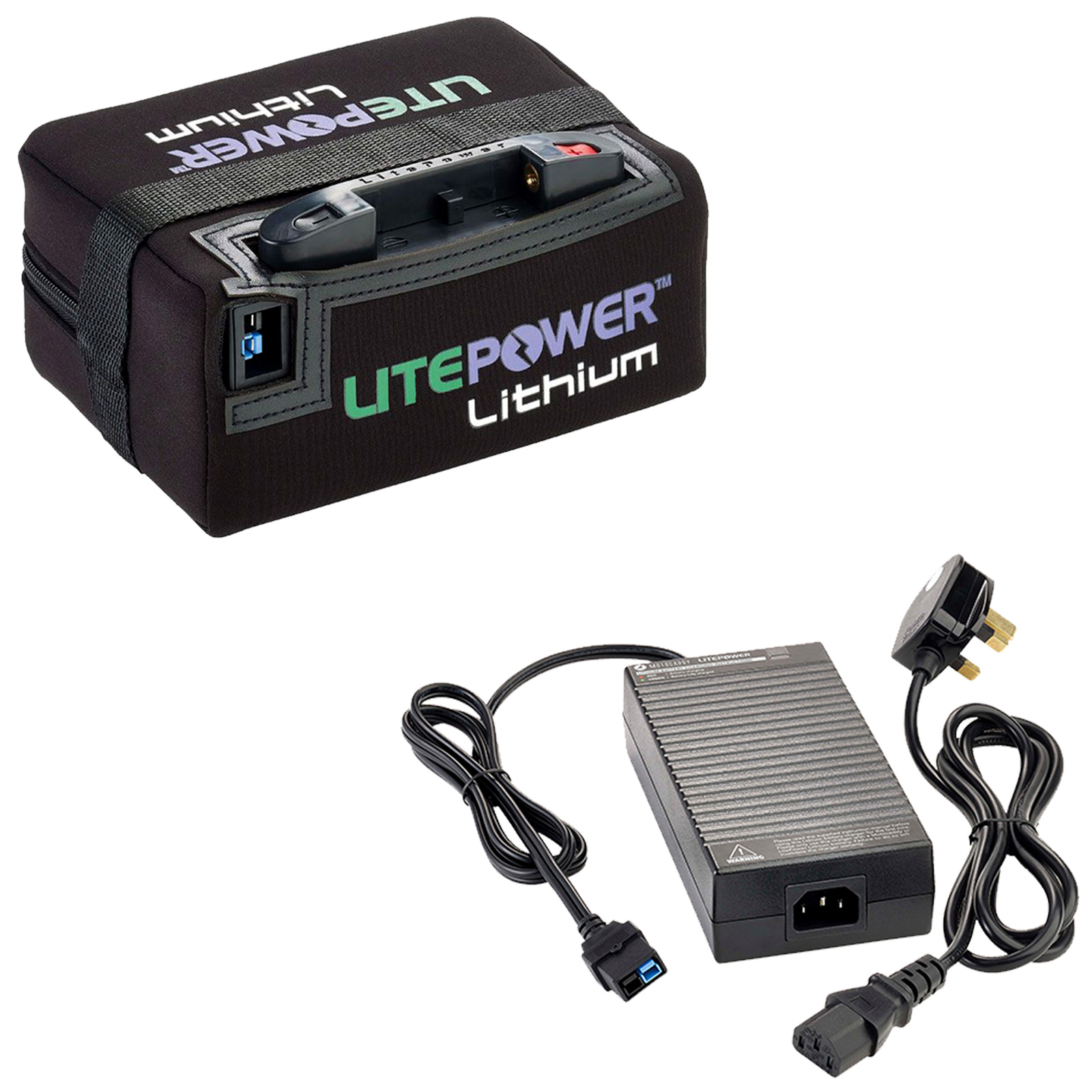 Motocaddy LitePower Universal Lithium Golf Trolley Battery & Charger LiFeP04 eBay