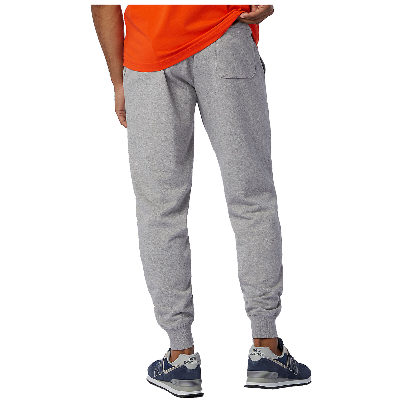 New Balance Mens Essentials Stacked Logo Sweatpants Fleece Jogging Gym ...