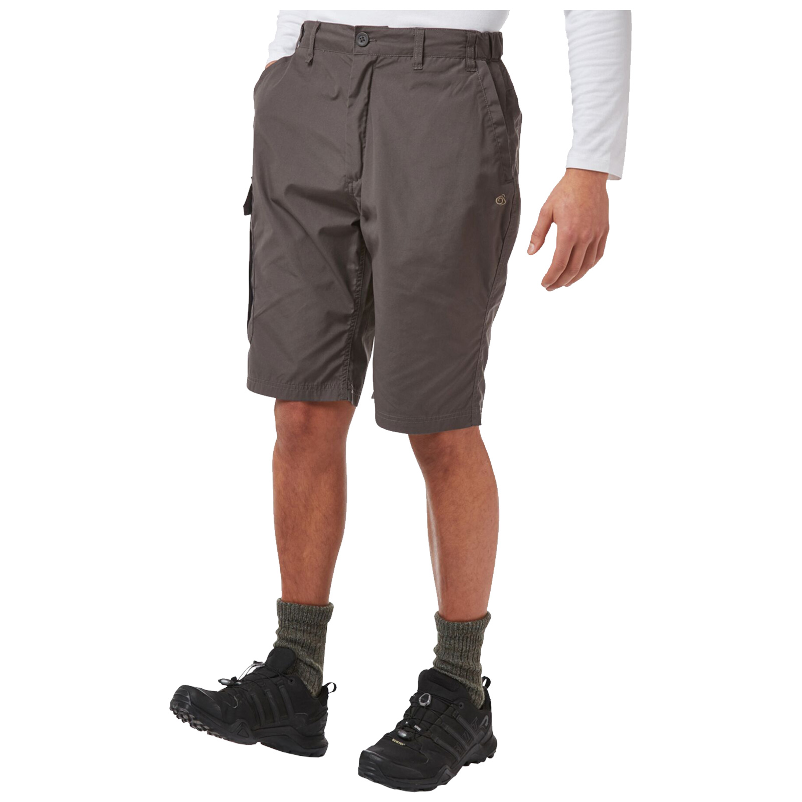Craghoppers Mens Kiwi Long Stretch Fit Shorts Lightweight Casual Outdoors Pant 