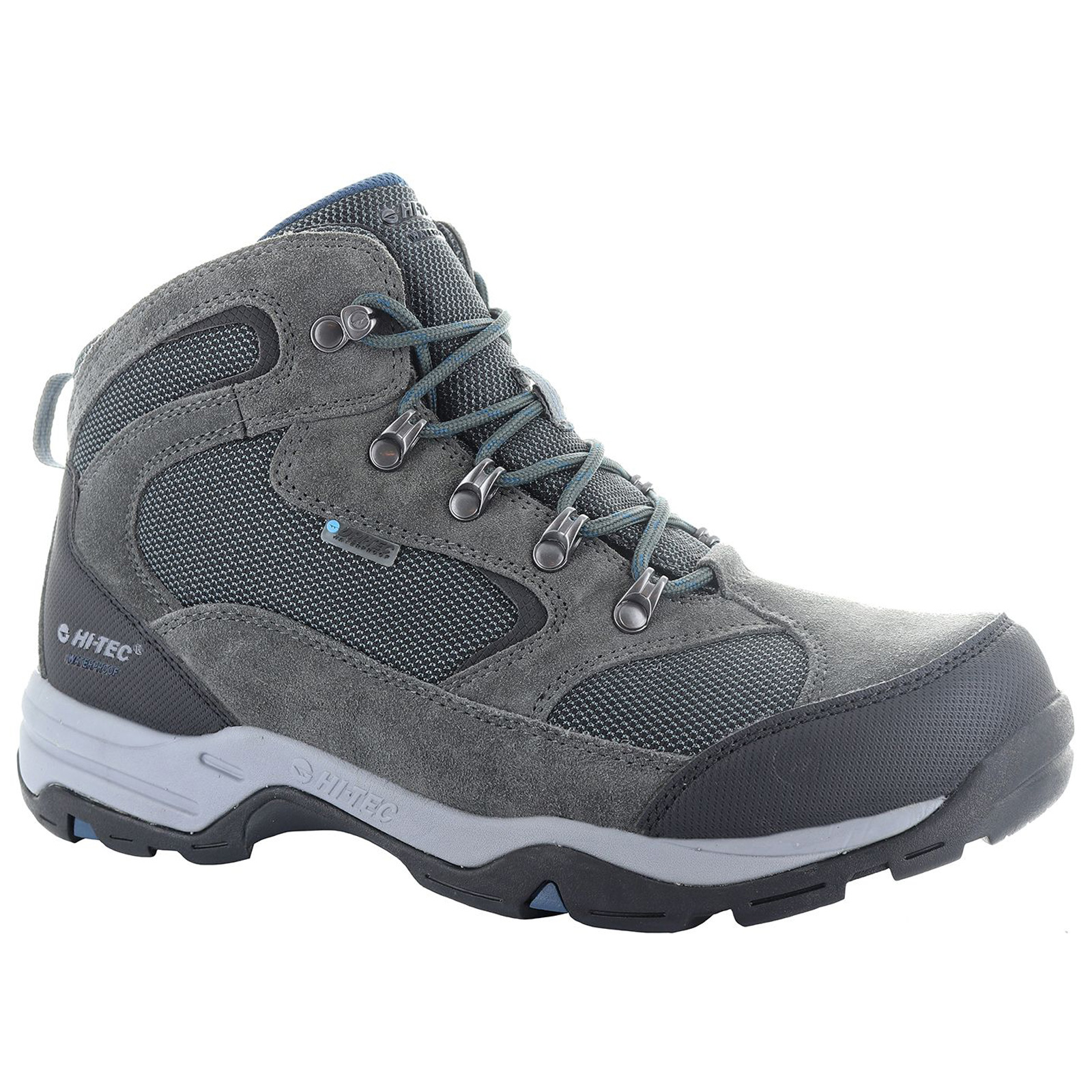 Hi-Tec Mens Storm Waterproof Walking Boots Outdoor Shoes Hiking ...