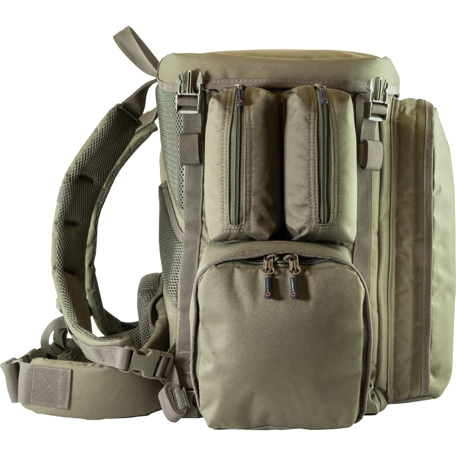 Speero Rucksack Carp Fishing Tackle Bag DPM, Green Bank Kit Military ...